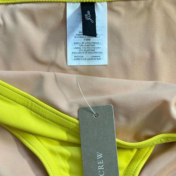 J.crew Cali hipster bikini bottoms burnished citron XXL NEW - Picture 4 of 9